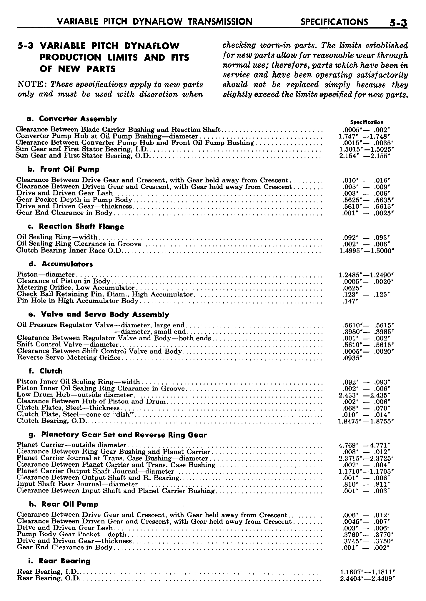 1958 Buick Chassis Service Manual - Dynaflow Page 23 Of 66