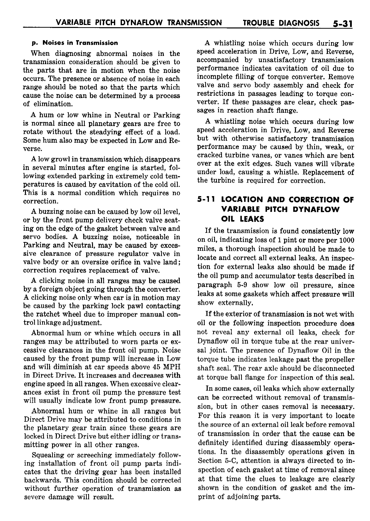 1958 Buick Chassis Service Manual - Dynaflow Page 25 Of 66